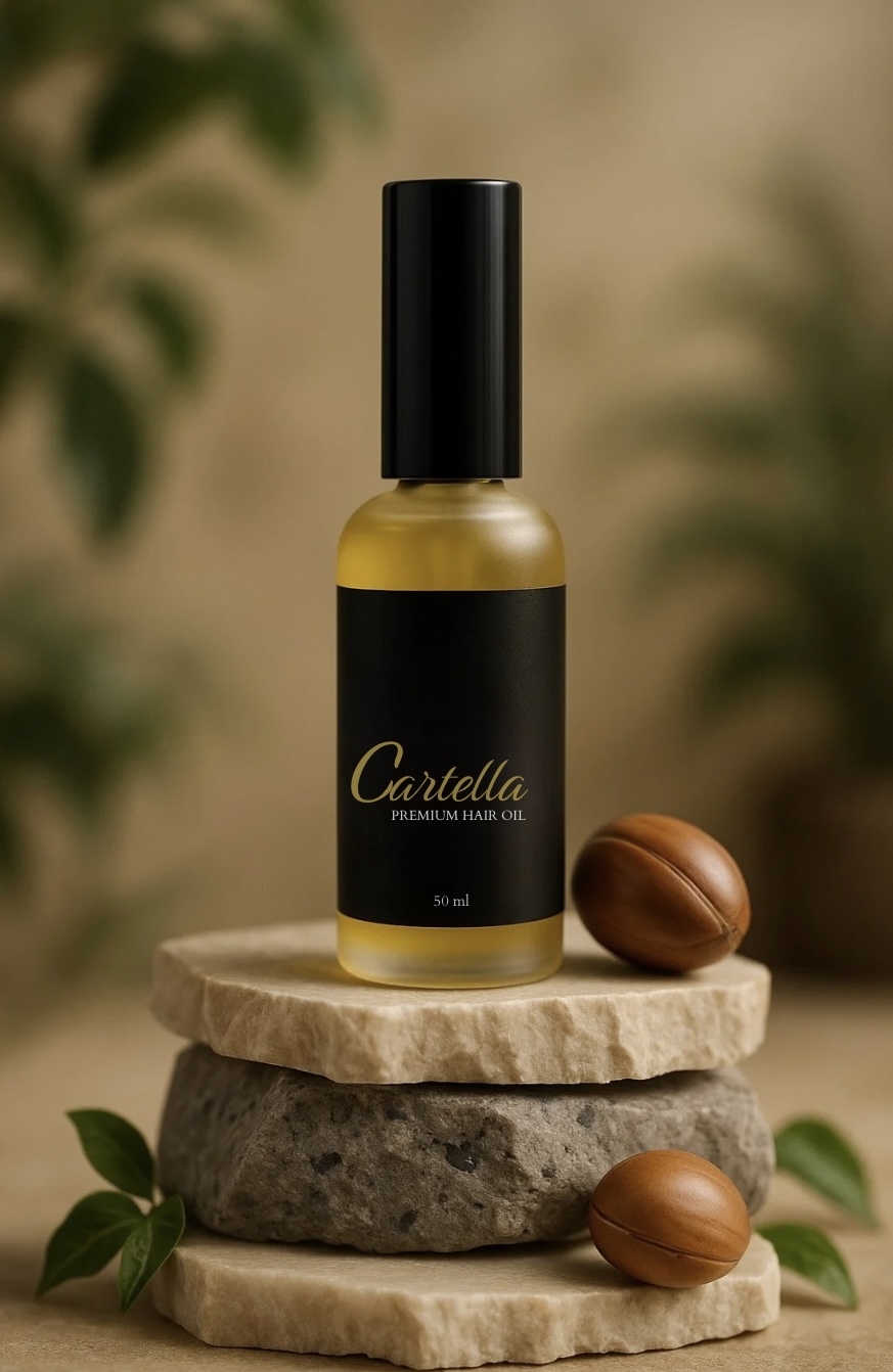 Cartella Premium Hair Oil – bočica